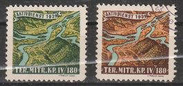 TER MITR KP IV/180, Wit 362/1+363/1. Fr 2.--