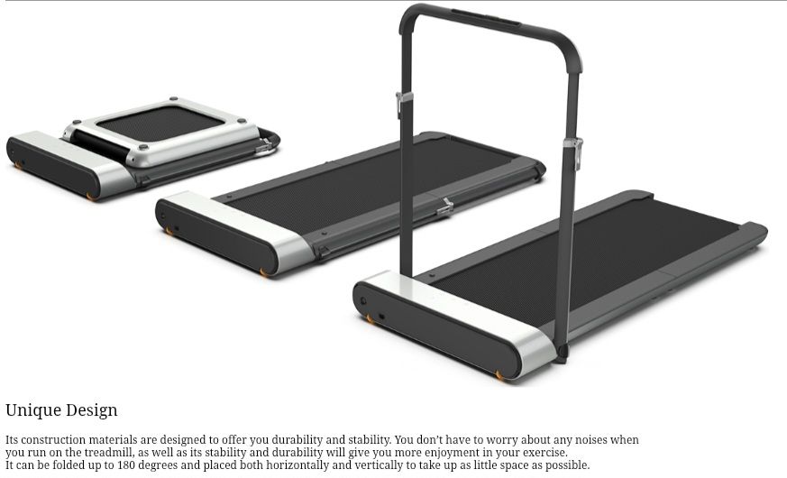 Kingsmith Hometrainer: Klappbares Laufband  – Usato da Hausen am Albis venduto da Fahei 2