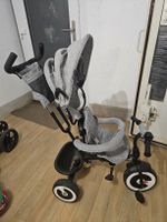 Kinderkraft Dreirad grau mit Sonnendach 