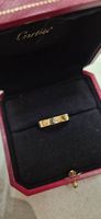 Bague Cartier LOVE, petit modèle, 1 diamant, or jaune 750