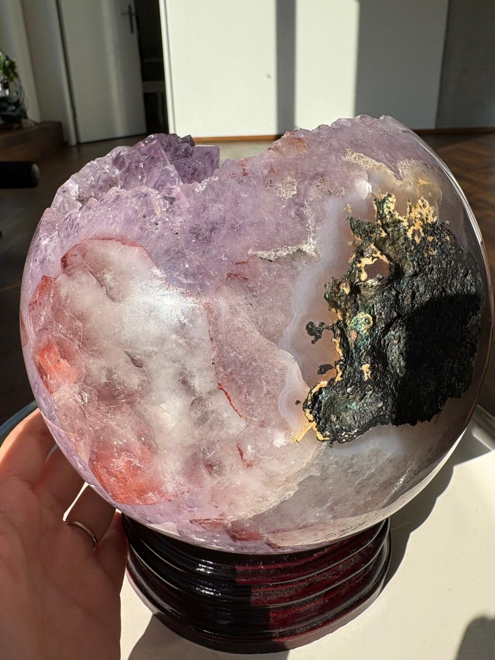 Minerali & Pietre curative: Amethyst Geoden Kugel – Nuovo (secondo la descrizione) da Neuheim venduto da m.hald 4