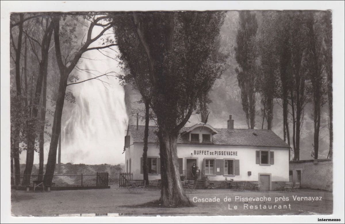 Cartoline postali: Vernayaz VS // Restaurant Pissevache – Usato da Basel venduto da intermezzo12