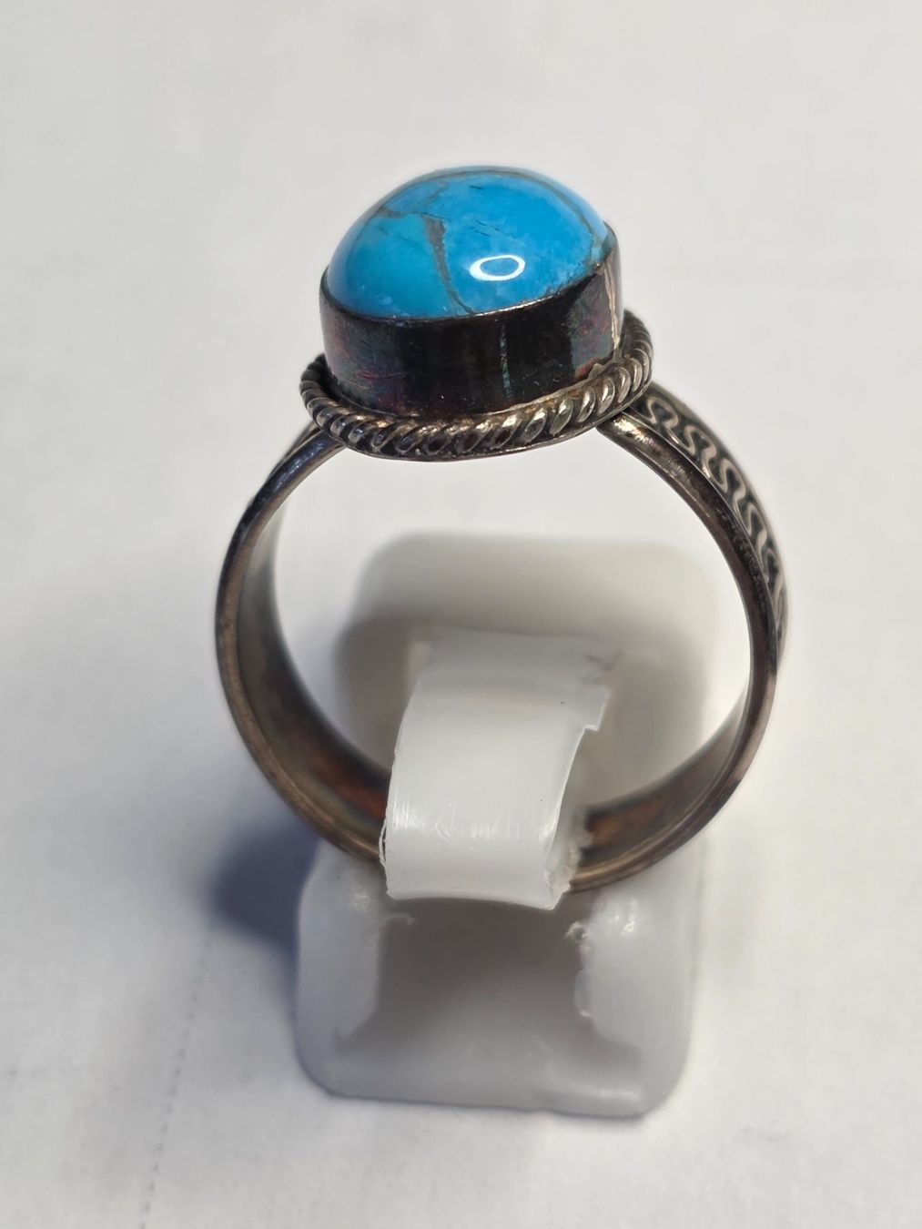 Anelli: Türkis Silber Fingerring – Nuovo (secondo la descrizione) da Zürich venduto da adriben 7
