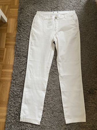 Weisse Sommerhose, Gr. 38,
