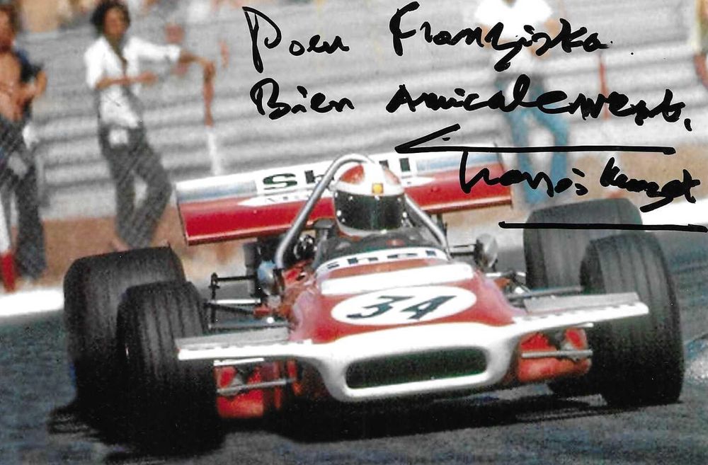 Photo Originale Signée François Mazet - Pilote De Formule 1 - Années 70 (1971) - Motorsport