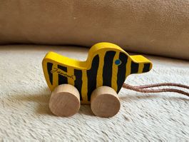 Tigerente Original Janosch aus Holz 6x3,5cm Vintage 1984