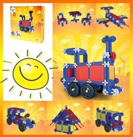 Baukasten, Auto, Loki, Flugzeug, Haus, Lastwagen