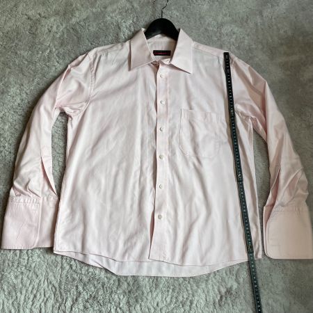 Francesco Musci Hemd Rosa Custom Fit Baumwolle Gr. XL