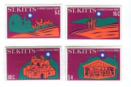 Briefmarken "Weihnachten". St. Kitts.