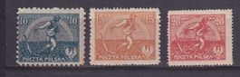 Polen, Mi 158-160*, KW € 13.00