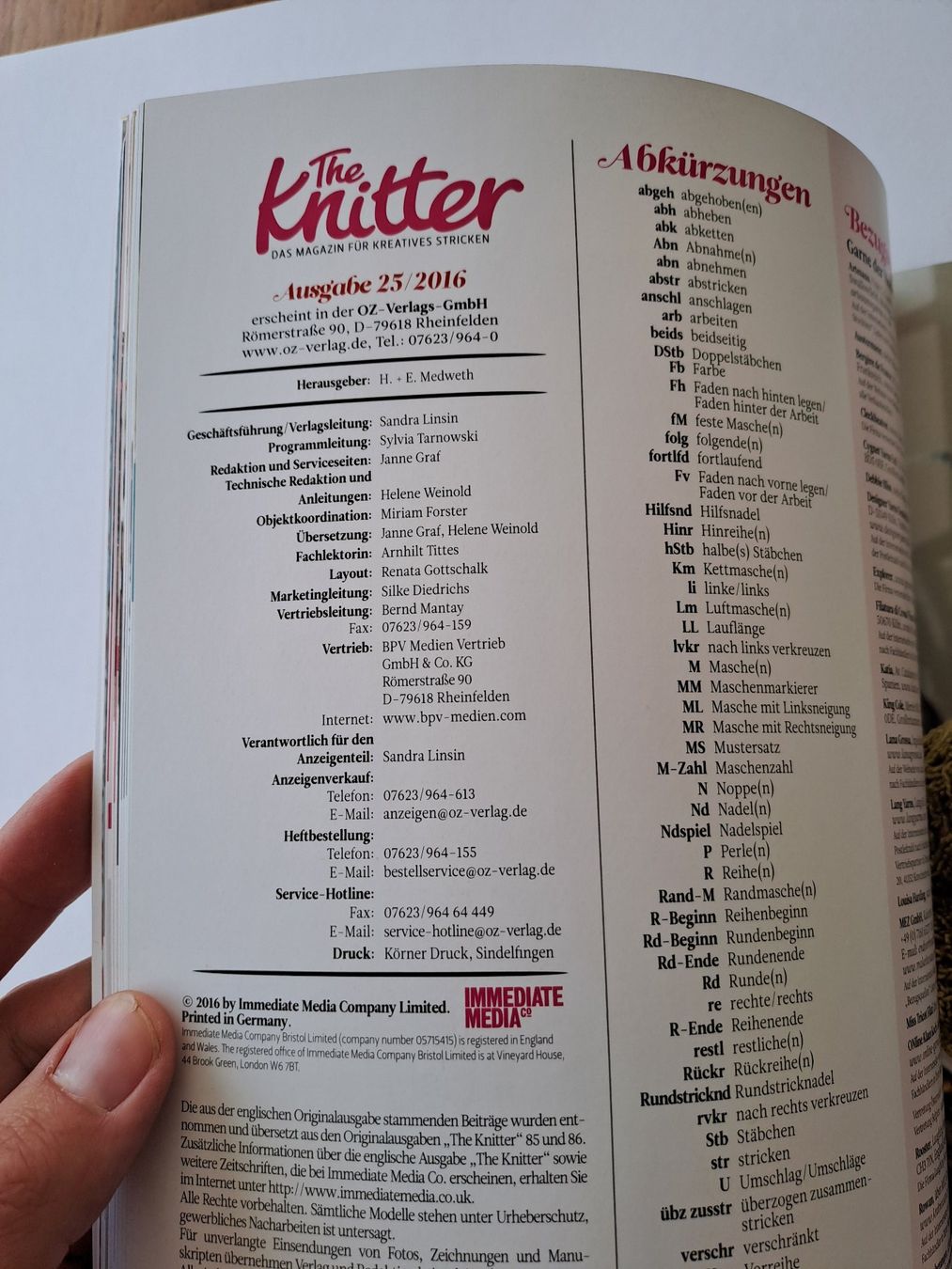 Riviste & Magazine: Strickheft The knitter Ausgabe 25 / 2016 Strickdesign – Usato da Glashütten venduto da Schwebefisch 5