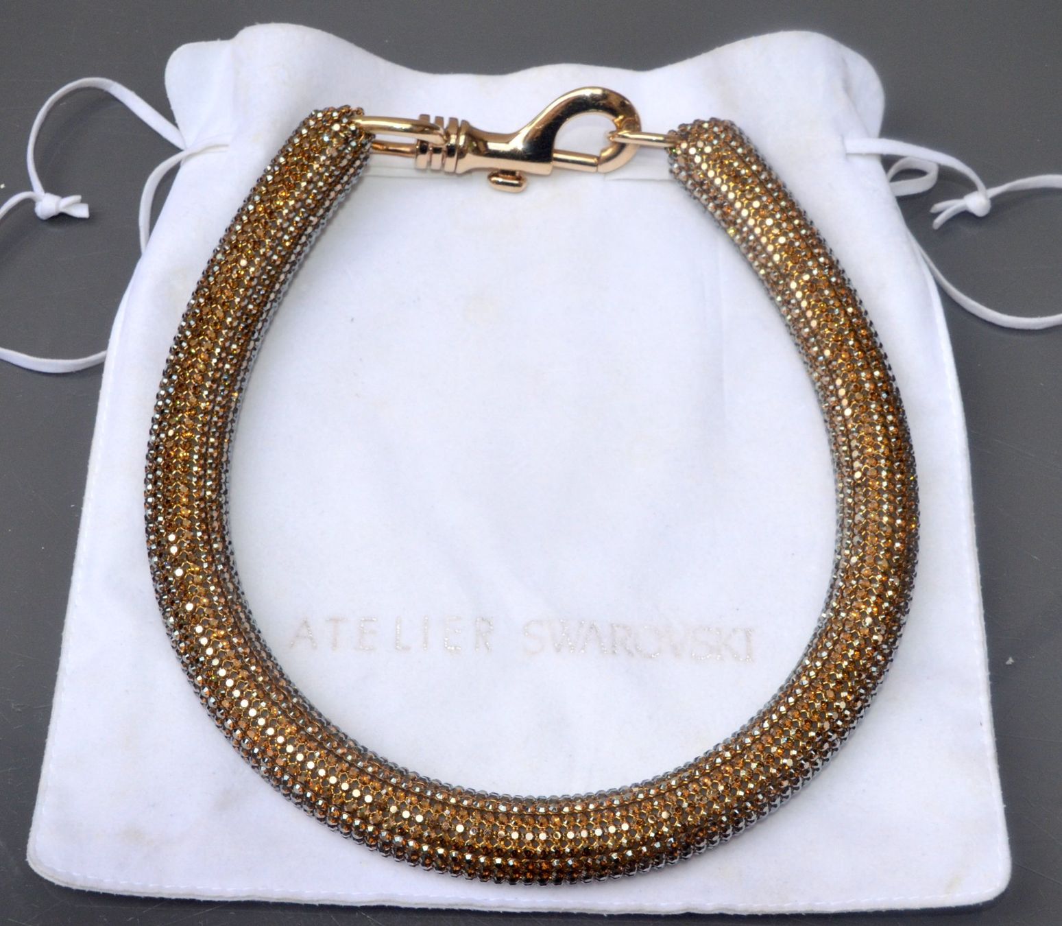 Swarovski Catenine: Atelier Swarovski Halskette / collier – Usato da Collonges venduto da arashee