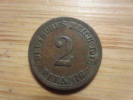 Deutsches Reich 2 Pfennig 1912