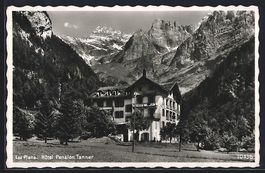 Les Plans, Hotel Pension Tanner mit Gart