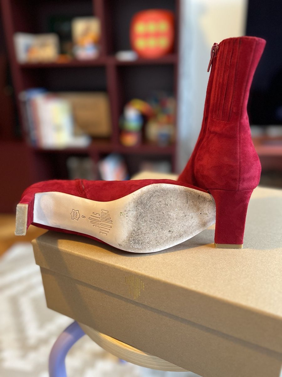 Scarpe da donna: Red ankle boots Charlotte Stone size 38 – Nuovo (secondo la descrizione) da Genève venduto da jud_xrl8 4