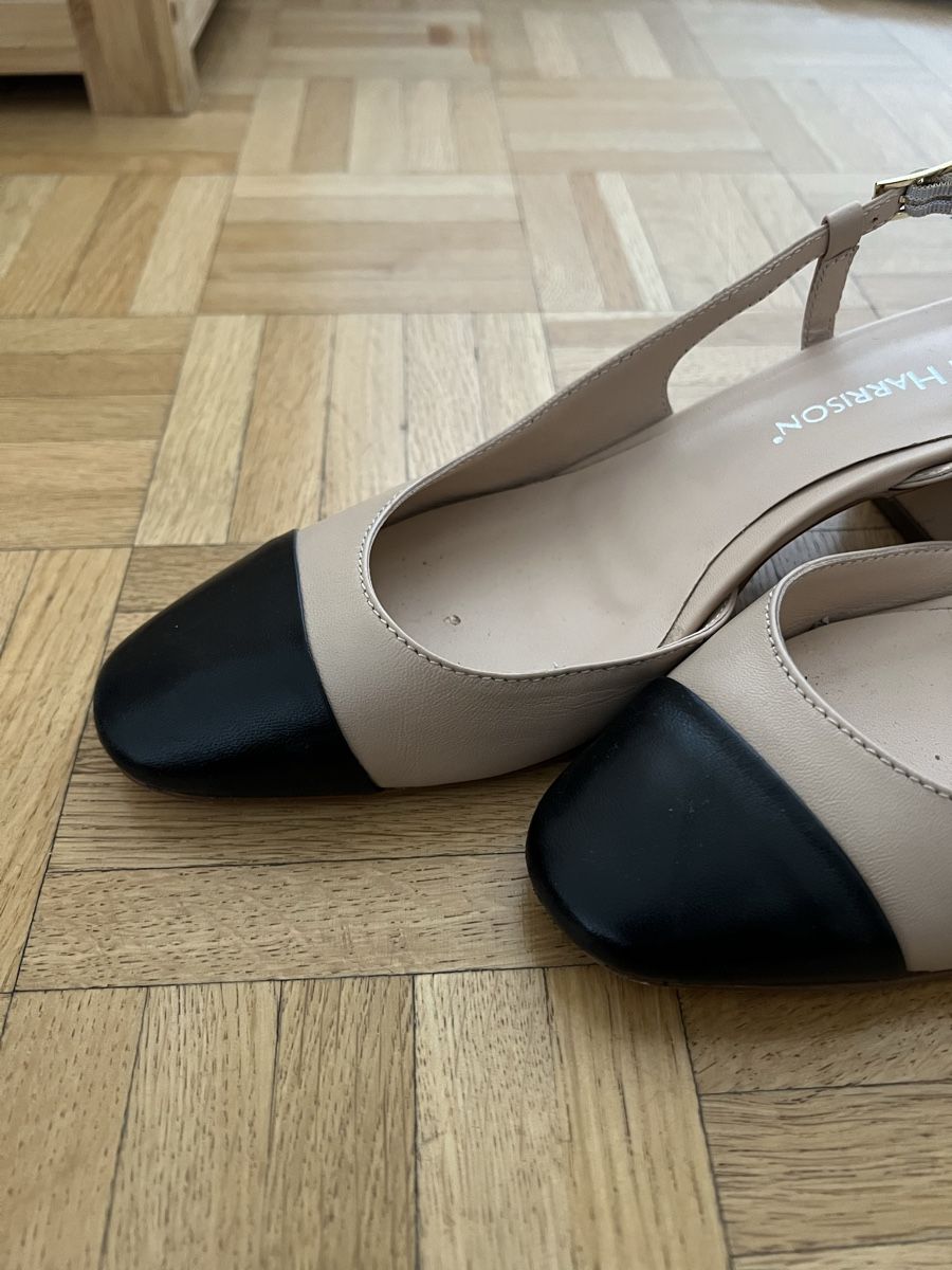 Scarpe da donna: Slingbacks Beige noire – Usato da Vandoeuvres venduto da tif_nk52 2
