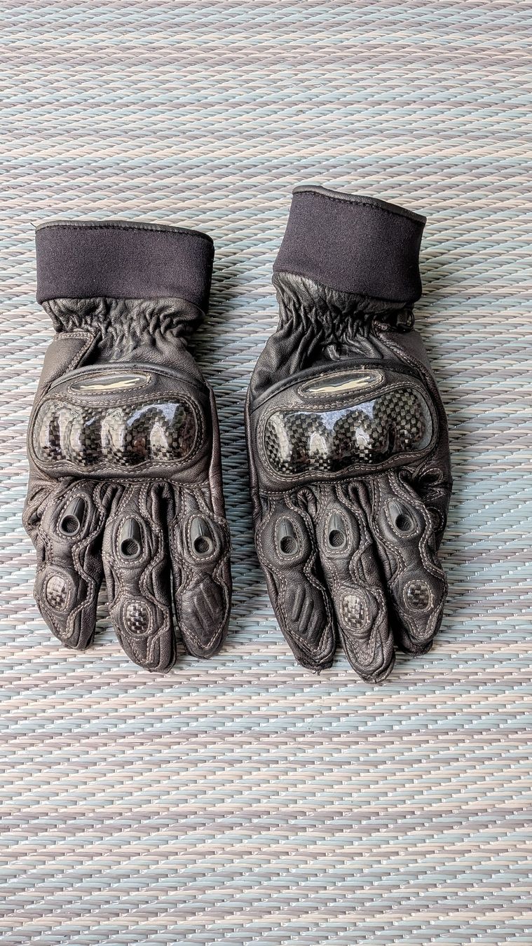 Guanti & manicotti: Motorradhandschuhe Leder, Schwarz – Usato da Richterswil venduto da andrinsto