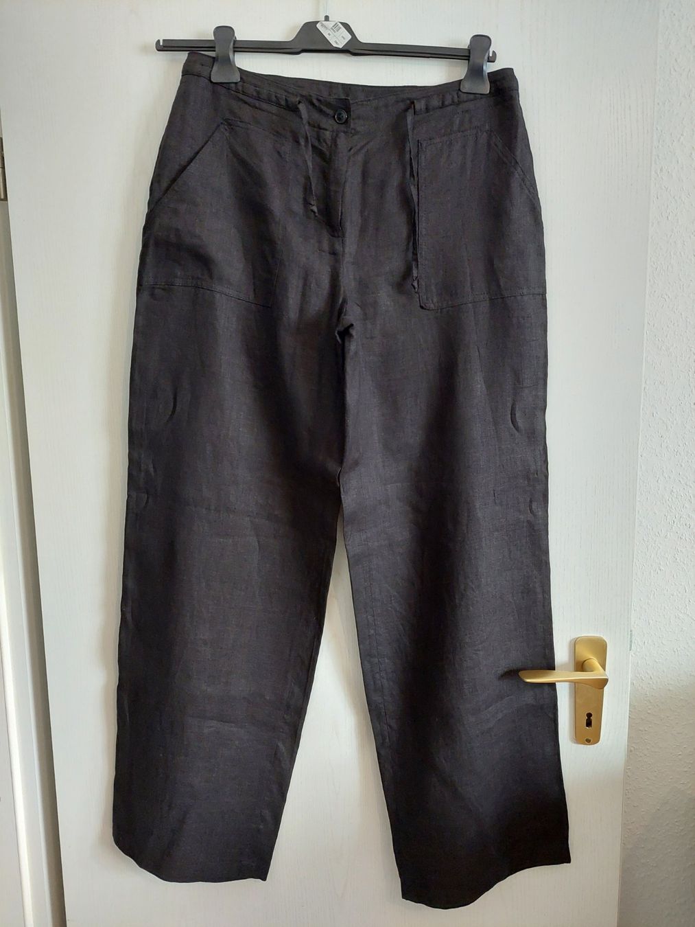 Pantaloni: Leinenhose Schwarz Gr. 40 – Usato da Diegten venduto da isetta590