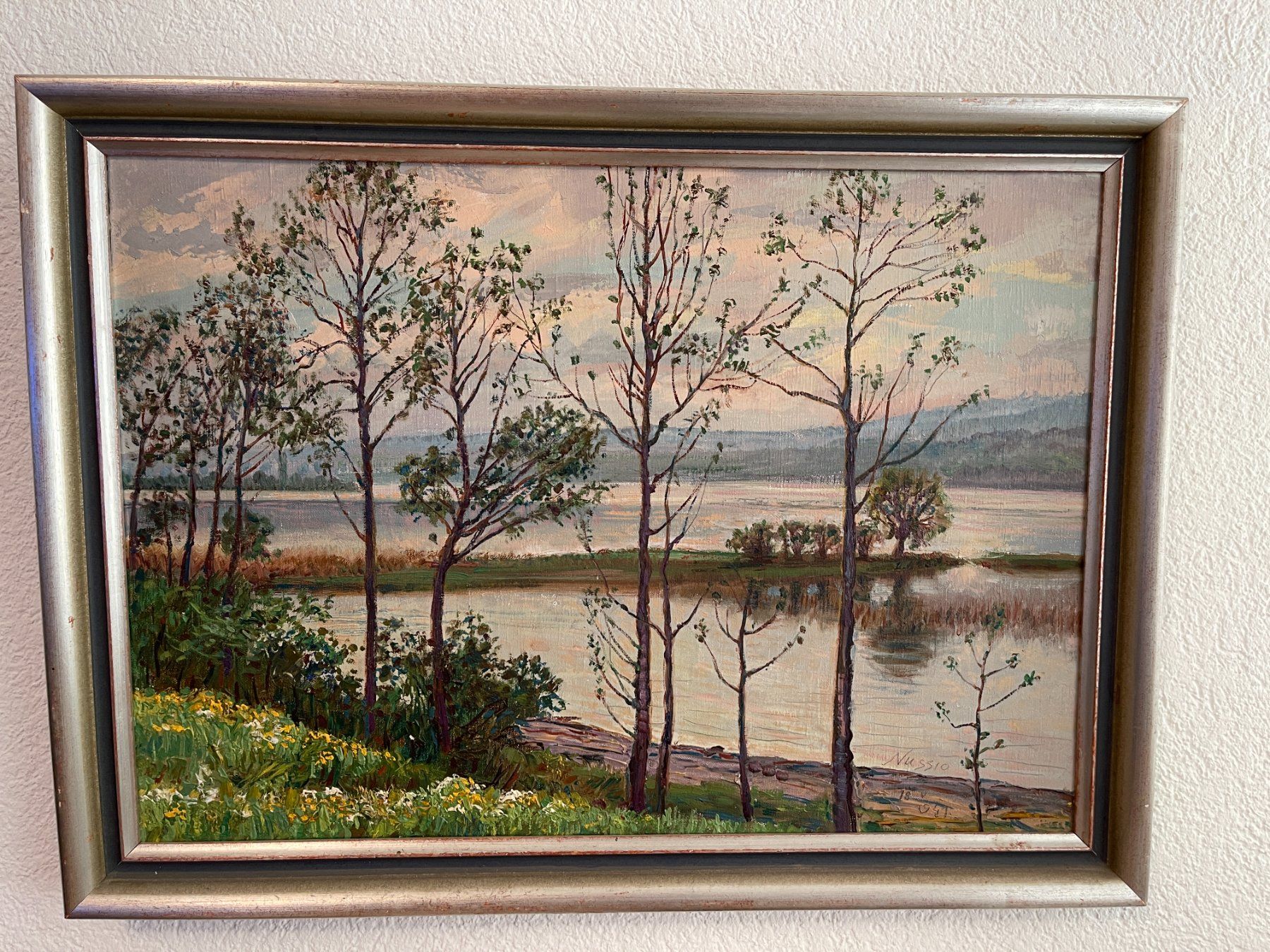 Gemälde: Oscar Nussio  Gemälde vom  Greifensee  1941 – Gebraucht aus Greifensee von Omchen