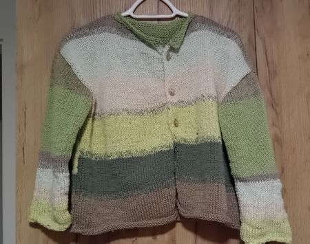 Handgestrickte Cashmere Strickjacke,Grösse M