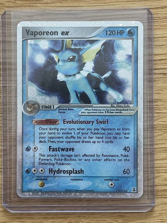 Pokémon Carte collezionabili: Pokémon - Vaporeon ex EN – Usato da Muttenz venduto da Pokefabi_7