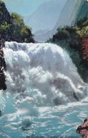 Gotthardbahn Reussfall bei Goeschenen