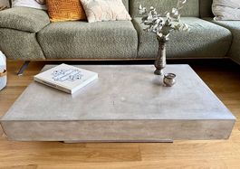  Massiver Beton-Couchtisch | Industrial | Shabby Chic 