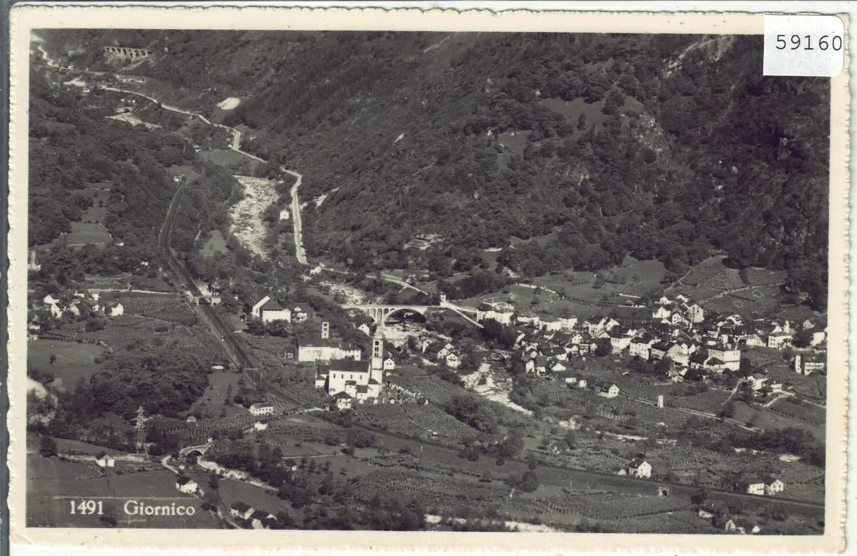 Cartoline postali: Giornico - Panorama generale – Usato da Ettingen venduto da Kartenplanet