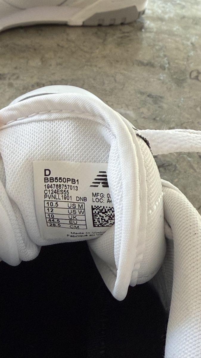 New Balance Scarpe da uomo: New Balance 550 white – Nuovo e nell'imballaggio originale da Lichtensteig venduto da ram_pw67 3