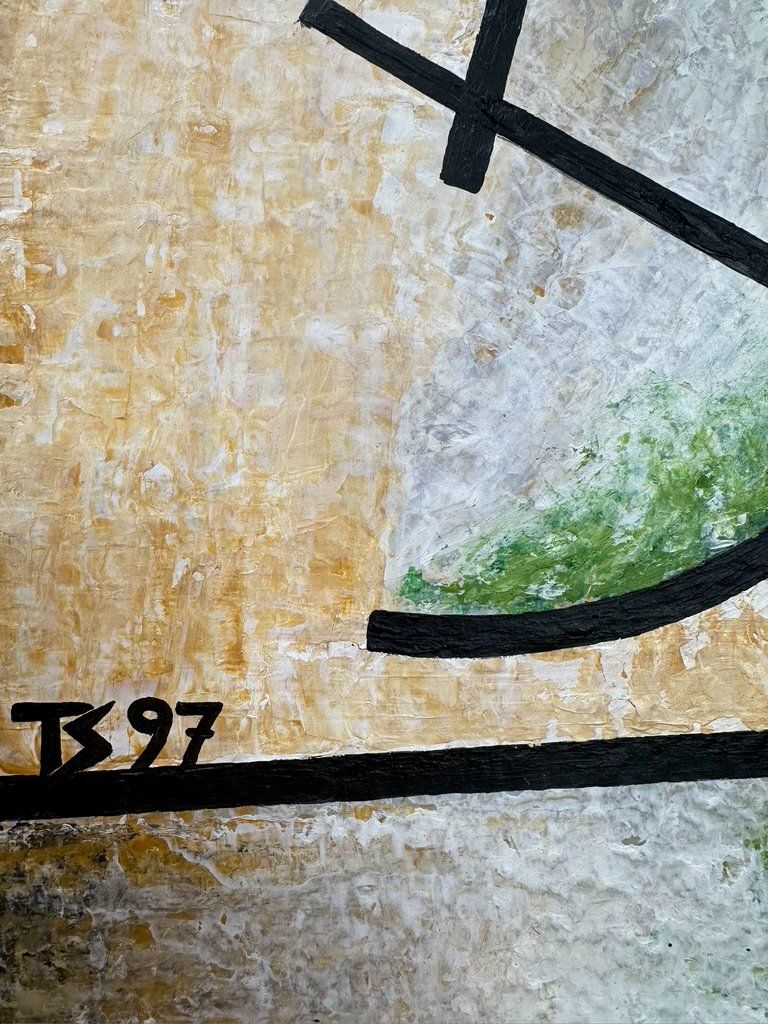 Gemälde: Abstraktion (grosses Gemälde) Nr. 44 – Gebraucht aus Unterlunkhofen von Chrono69 4