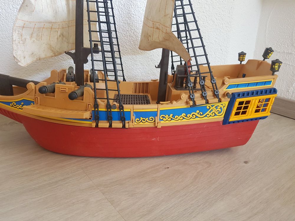 Ram Piratenschiff Spielzeug Mit Kanone & Figuren - 26cm Für Kinder Ab 3 Jahren