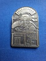 Original Basler Fasnachtsplakette silber 1957