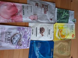 Set 8 maschere per viso dalla korea