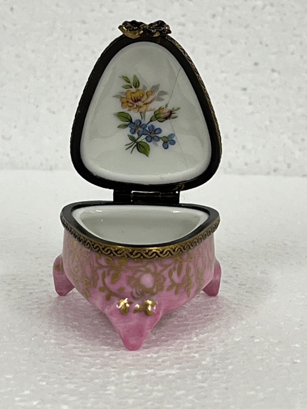 Dosen: Limoges Dreieck Miniatur Schatulle – Neu (gemäss Beschreibung) aus Mumpf von dadaboygugulini 9
