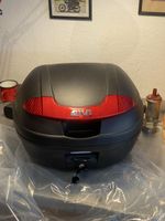 Topcase Motorrad Givi Schwarz mit Schloss und Schlüssel