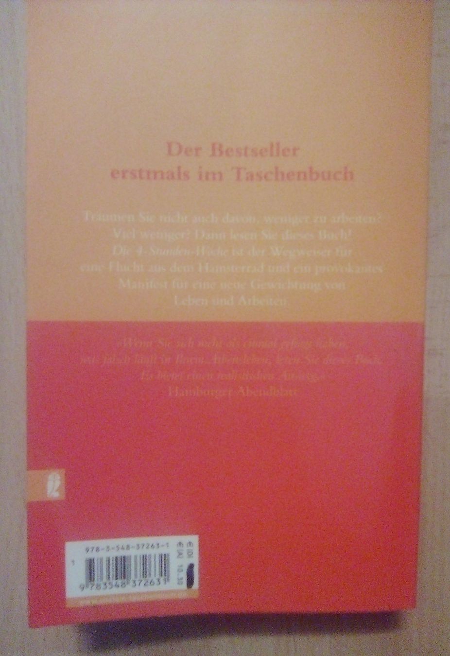 Libri: Die 4-Stunden-Woche Timothy Ferriss – Usato da Winterthur venduto da Colonica 1