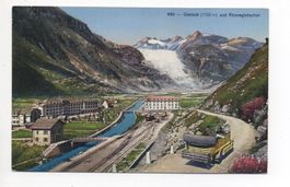 GLETSCH und Rhonegletscher - Furka Postauto