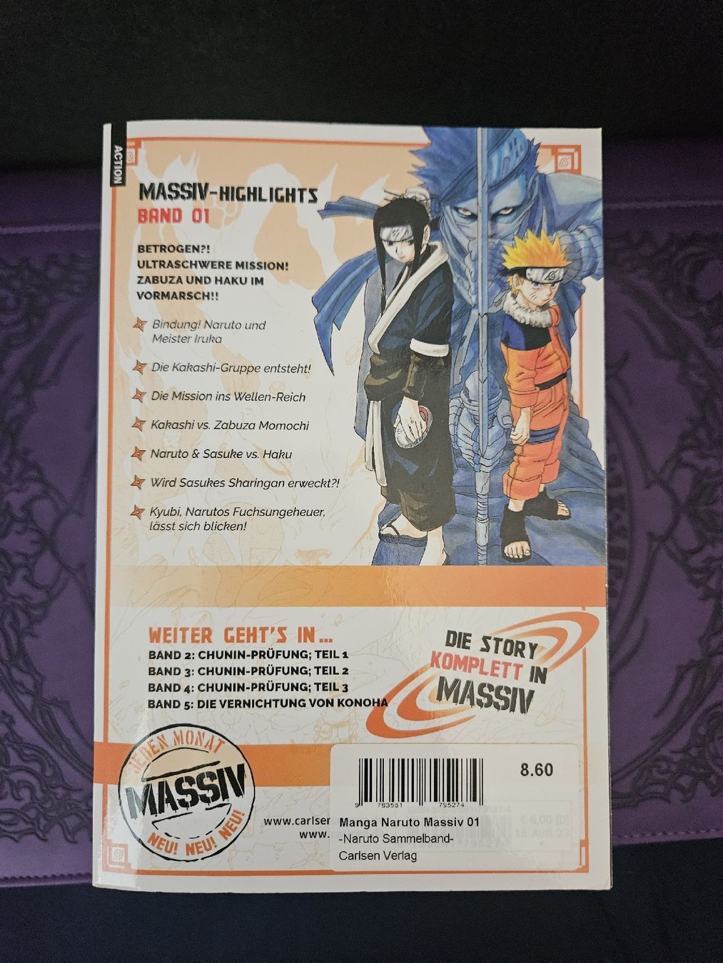 Comics: Naruto Manga Massiv 01-03 Deutsch – Gebraucht aus Rudolfstetten von KingArabi 1