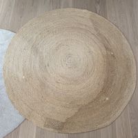 Juteteppich von Micasa in der Farbe Crème
