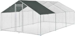 Freilaufgehege 3x6x2m mit Sonnendach