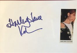 Harley Jane Kozak Autogramm signiert Karte mit Bild 10x15cm