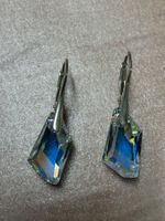Glänzenden Anhänger-Ohrringe aus Sterling Silber