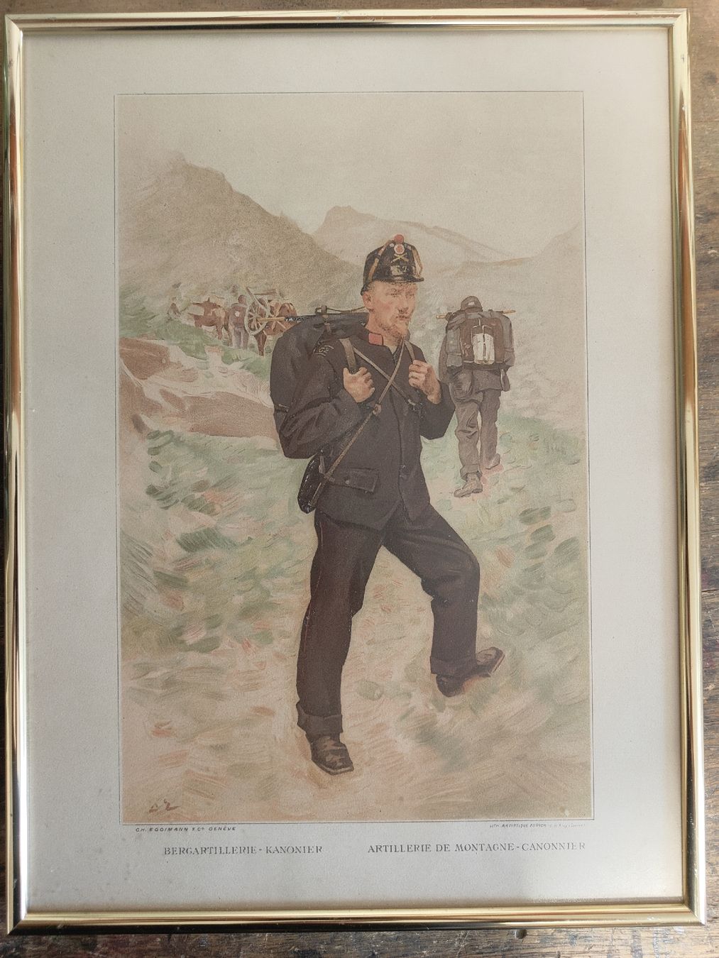 Uniformen: Bergartillerie Kanonier  – Gebraucht aus chur von Hmars