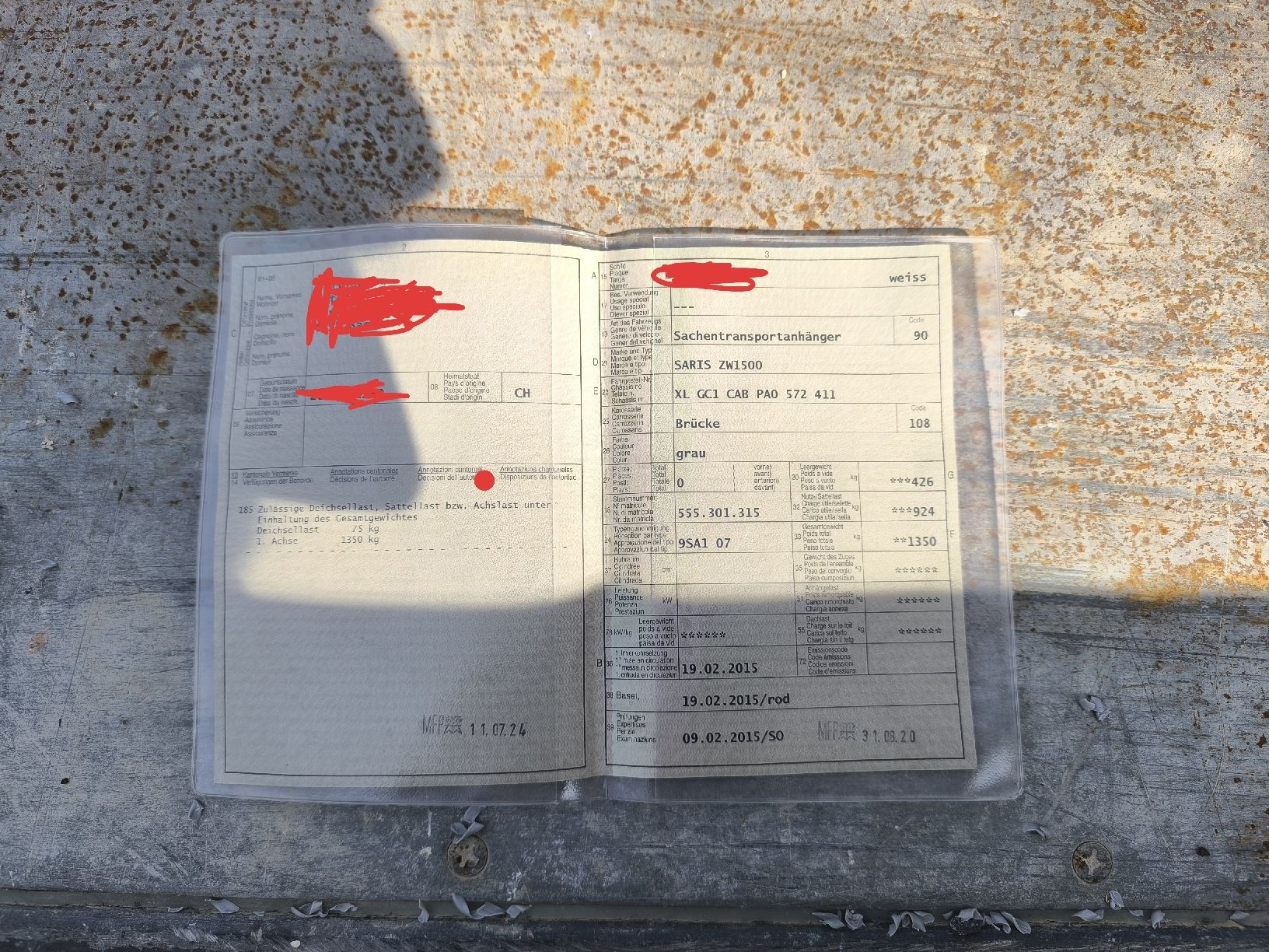 Saris Rimorchi: Saris Sachentransportanhänger – Usato da Basel venduto da big_2cvp 4