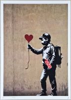 Death NYC Ltd Ed Pop Art Druck " Banksy Balloon Boy