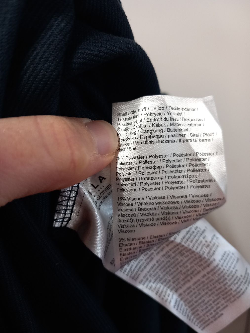 Vila Vestiti: Kleid VILA Gr.L marine – Usato da Gwatt (Thun) venduto da umwelt-brocki 4