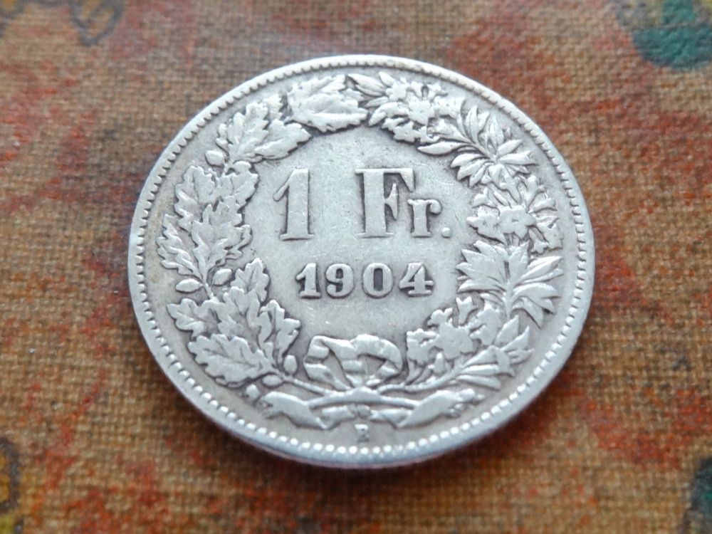 Tutti le monete: 1 Fr. 1904  (Y) – Usato da Romanel-sur-Lausanne venduto da Swift13