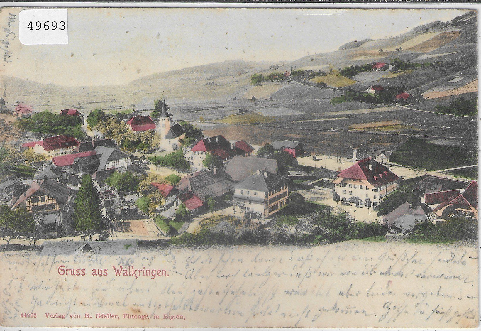 Cartoline postali: Gruss aus Walkringen - coloriert – Usato da Ettingen venduto da Kartenplanet