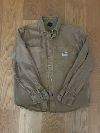 H&M Braun Baumwollhemd, Grosse M