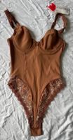 Brand new with tags lace embellished brown body S 70C